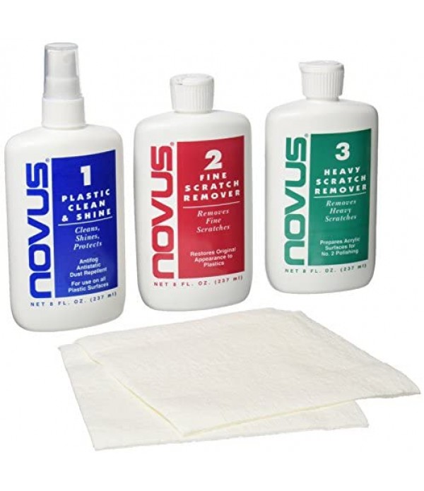 Novus 7100 Plastic Polish Kit - 8 Ounce