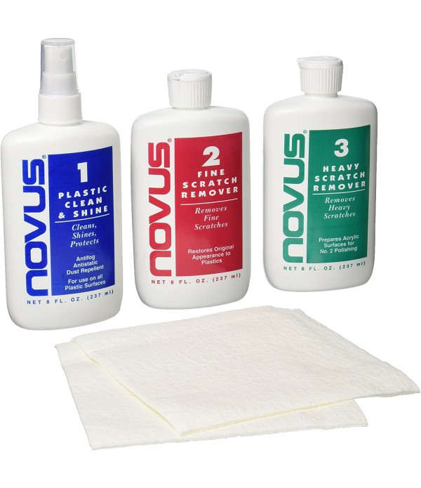 Novus 7100 Plastic Polish Kit - 8 Ounce