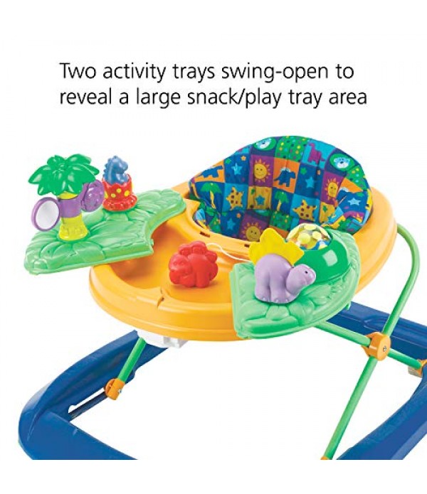Safety 1st Dino Sounds 'n Lights Discovery Baby Walker with Activity Tray