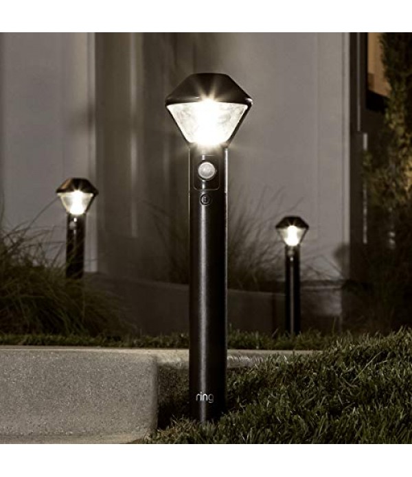 Ring Smart Lighting – Spotlight, Battery-Powered, Outdoor Motion-Sensor Security Light, Black (Ring Bridge required)