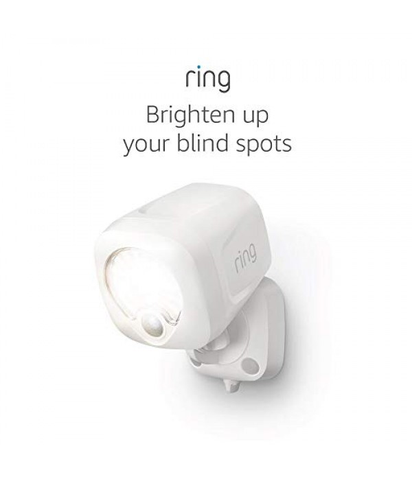 Ring Smart Lighting – Spotlight, Battery-Powered, Outdoor Motion-Sensor Security Light, Black (Ring Bridge required)