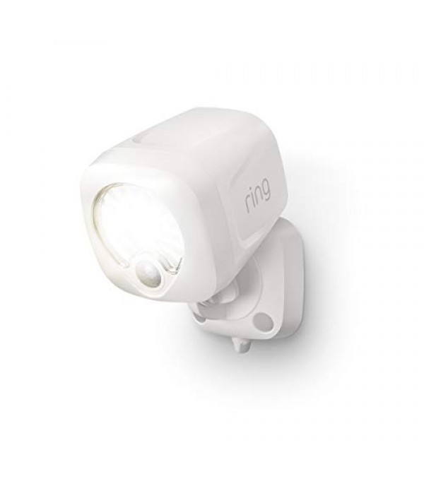 Ring Smart Lighting – Spotlight, Battery-Powered, Outdoor Motion-Sensor Security Light, Black (Ring Bridge required)