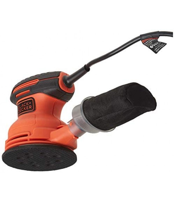 BLACK+DECKER Random Orbit Sander, 5-Inch (BDERO100)