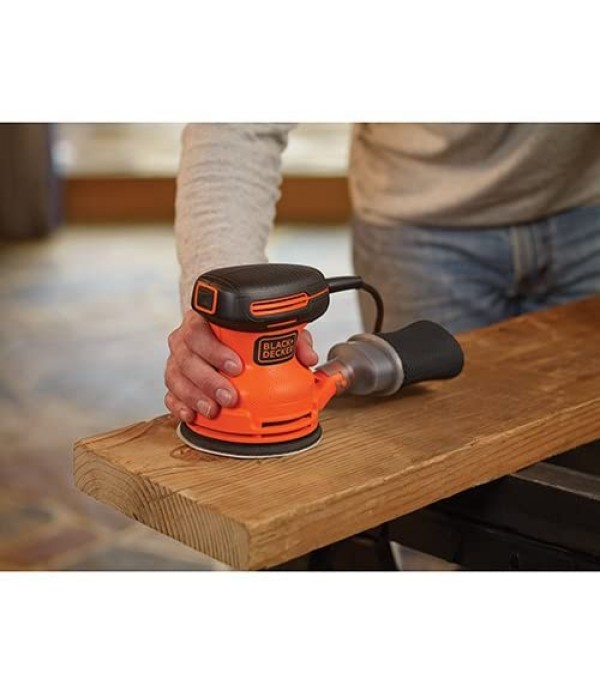 BLACK+DECKER Random Orbit Sander, 5-Inch (BDERO100)