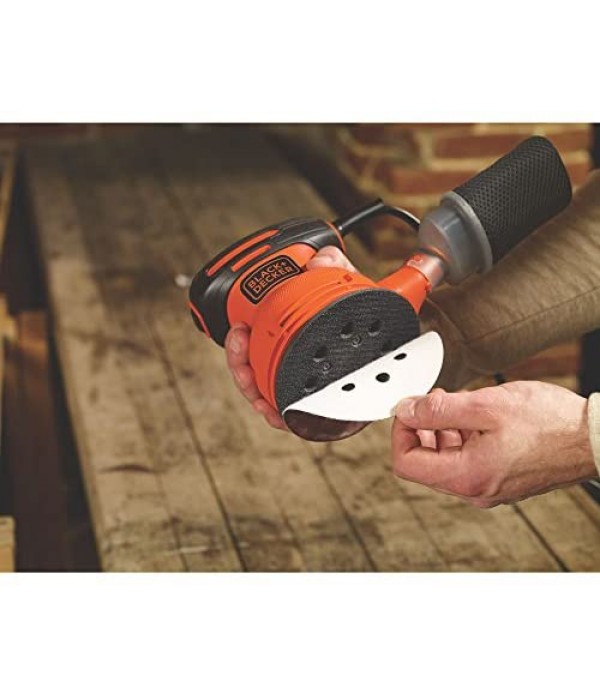 BLACK+DECKER Random Orbit Sander, 5-Inch (BDERO100)