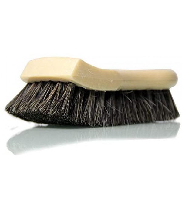 Chemical Guys Acc_S95 Long Bristle Horse Hair Leather Cleaning Brush, 1 Pack