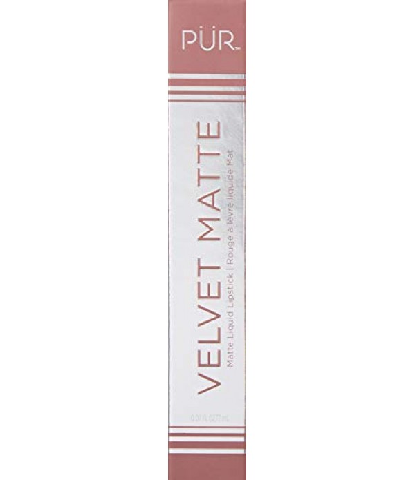 PÜR Velvet Matte Liquid Lipstick in Ever After, 0.07 fl. oz