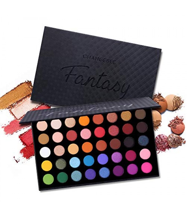 CHANGEABLE Pro Eyeshadow Palette Matte Shimmer Glitter Make Up Eyeshadow Palette Pigmented Eye Shadow Powder Natural Colors Long Lasting Waterproof Makeup Pallet Holiday Eye Shadows