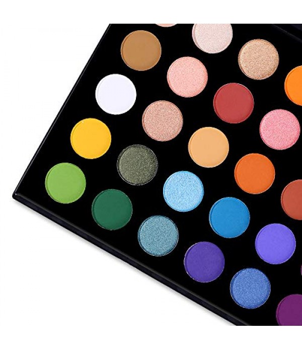 CHANGEABLE Pro Eyeshadow Palette Matte Shimmer Glitter Make Up Eyeshadow Palette Pigmented Eye Shadow Powder Natural Colors Long Lasting Waterproof Makeup Pallet Holiday Eye Shadows