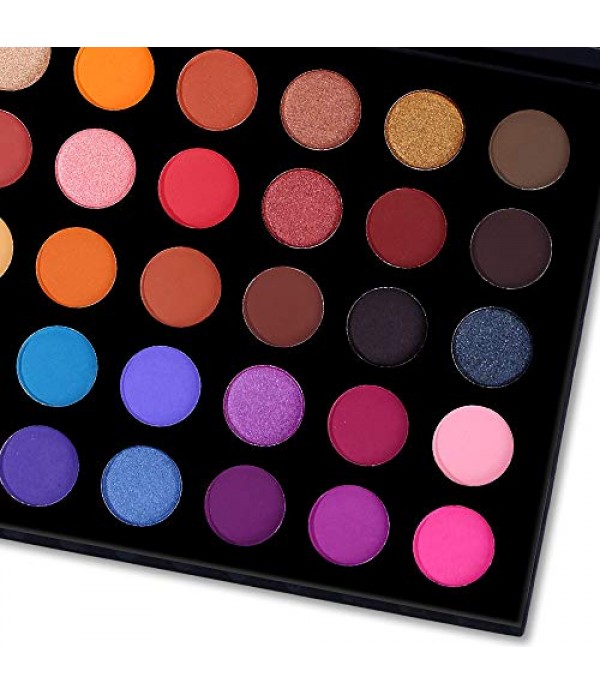 CHANGEABLE Pro Eyeshadow Palette Matte Shimmer Glitter Make Up Eyeshadow Palette Pigmented Eye Shadow Powder Natural Colors Long Lasting Waterproof Makeup Pallet Holiday Eye Shadows