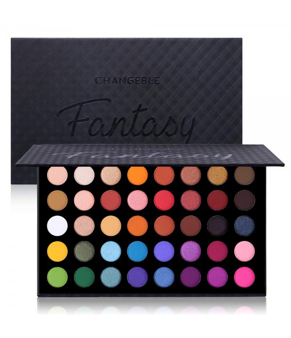 CHANGEABLE Pro Eyeshadow Palette Matte Shimmer Gli...