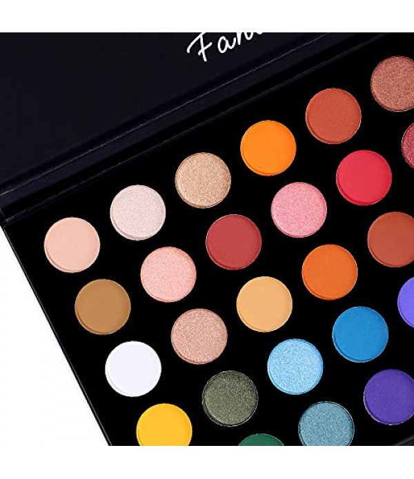 CHANGEABLE Pro Eyeshadow Palette Matte Shimmer Glitter Make Up Eyeshadow Palette Pigmented Eye Shadow Powder Natural Colors Long Lasting Waterproof Makeup Pallet Holiday Eye Shadows