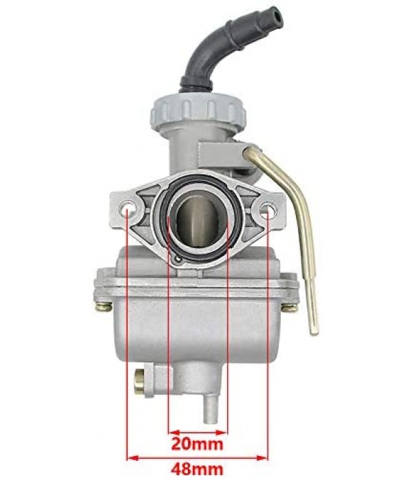 PZ20 Carburetor for Kazuma Baja 50cc 70cc 90cc 110cc 125cc TaoTao 110B NST SunL Chinese Quad 4 Stroke ATV 4 Wheeler Go Kart Dirt Bike Honda CRF50F XL75 CRF80F XR50R with Air Fuel Filter