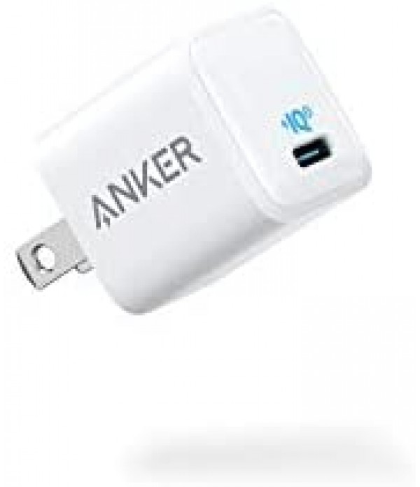 [Upgraded] Anker Nano iPhone Charger, 20W PIQ 3.0 Durable Compact Fast Charger, PowerPort III USB-C Charger for iPhone 12/12 Mini/12 Pro/12 Pro Max, Galaxy, Pixel 4/3, iPad Pro, AirPods Pro, and More