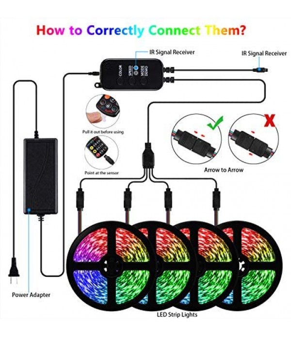 Led Strip Lights 65.6 Feet