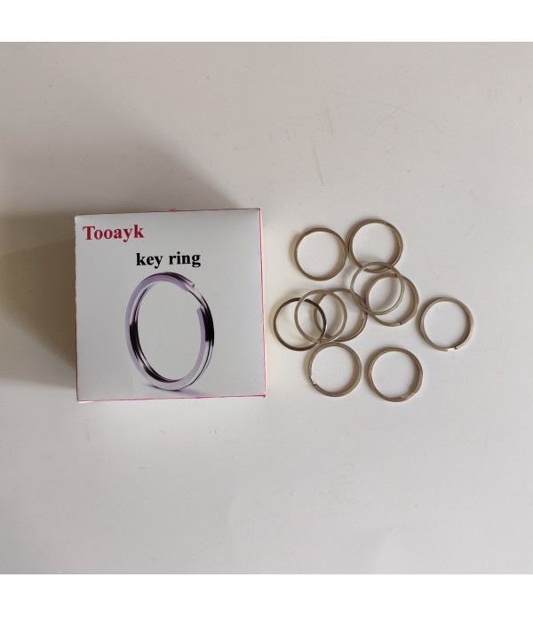 Tooayk Key Rings 10PCS Keyrings, Split Key Rings B...