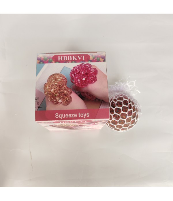 HBBKVI Squeeze Toys Stress Balls,Squishy Balls Fidget for Adults Stress Relief, Netos Squishies Ball Sticky Balls, Squeeze Balls Colorful Balls