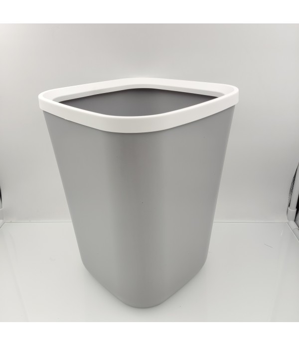 yilyih Trash Cans for Household Purposes Plastic Trash Can Gray