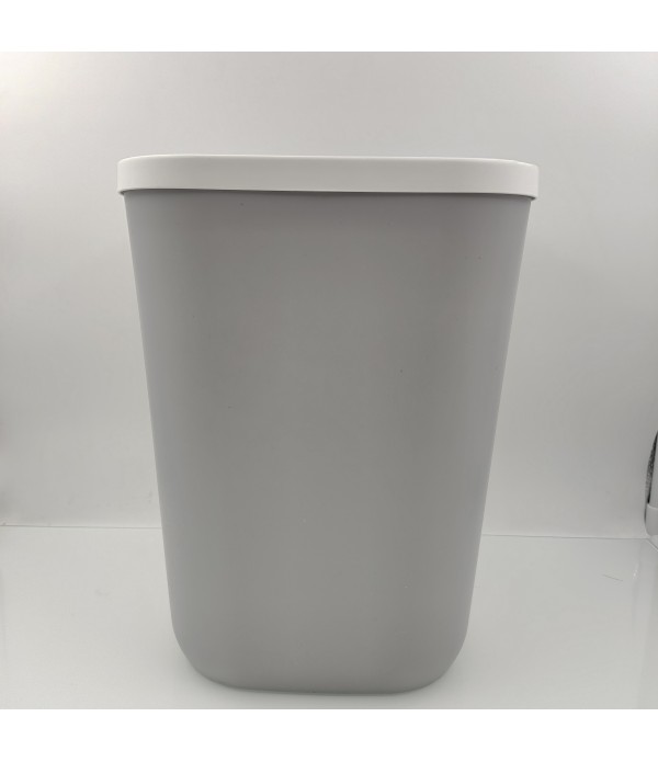 yilyih Trash Cans for Household Purposes Plastic Trash Can Gray