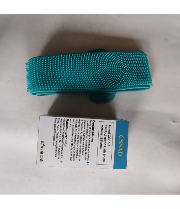 CSSAD Exfoliating Back Scrubber with Handles, Double-Sided Back Exfoliator Body Scrub Towel, Exfoliating Washcloth Bath Tool for Use in Shower