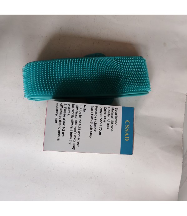 CSSAD Exfoliating Back Scrubber with Handles, Double-Sided Back Exfoliator Body Scrub Towel, Exfoliating Washcloth Bath Tool for Use in Shower
