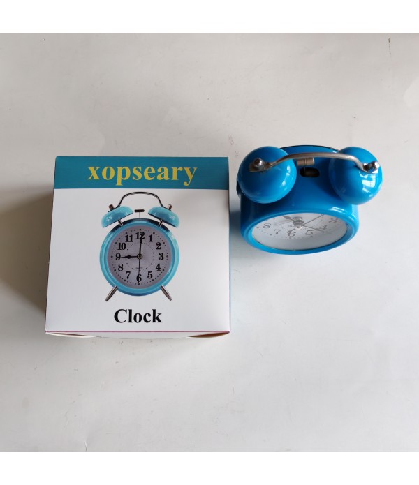 xopseary Clocks Alarm Clock Twin Bell Alarm Clock, Loud Alarm Great for Heavy Sleepers
