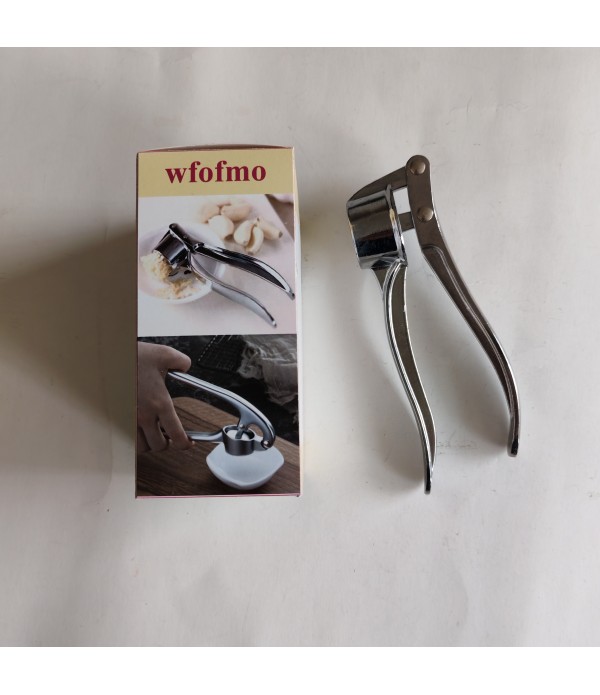 wfofmo Garlic Presses Rust Proof & Dishwasher Safe Professional Garlic Mincer Tool - Easy-Squeeze, Easy-Clean With Soft, Ergonomic Handle