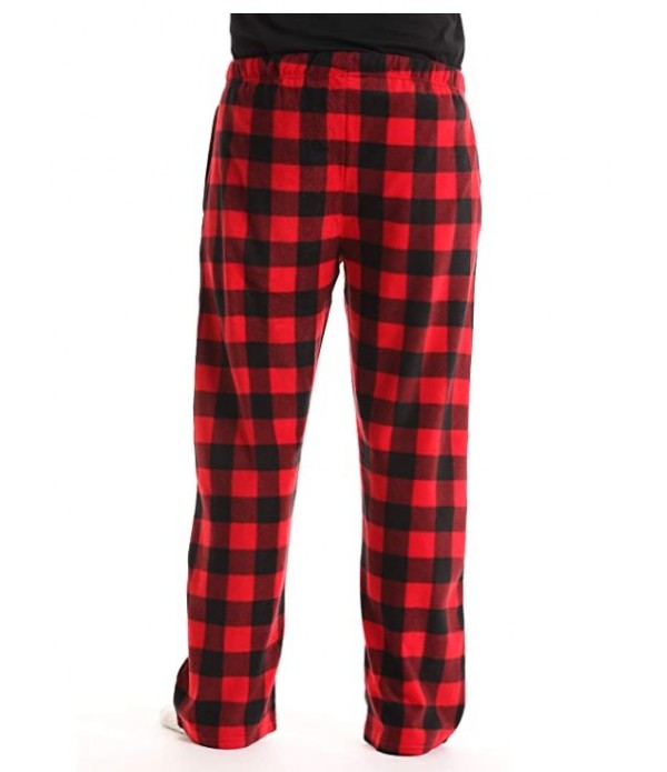 #followme Microfleece Men’s Plaid Pajama Pants with Pockets